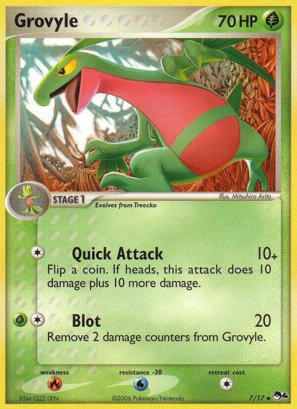 Grovyle 007/017 Normal POP Series 4
