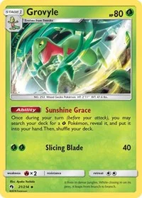 Grovyle | 21/214 | Reverse Holofoil | SM - Lost Thunder