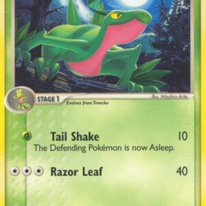 Grovyle 28/106 Reverse Holofoil Emerald