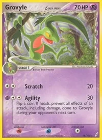 Grovyle (Delta Species) | 19/100 | Normal | Crystal Guardians