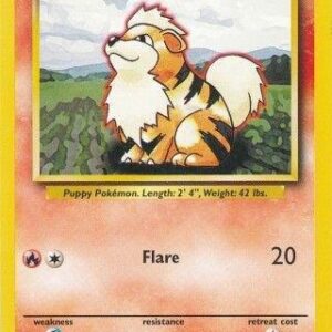 Growlithe 028/102 Normal Base Set