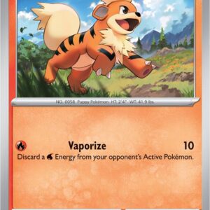 Growlithe 058/165 Normal SV: Scarlet & Violet 151