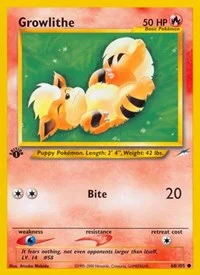 Growlithe | 068/105 | Unlimited | Neo Destiny