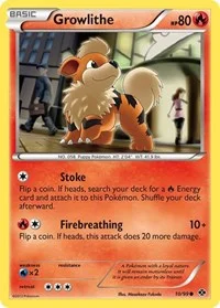 Growlithe (10) | 10/99 | Reverse Holofoil | Next Destinies