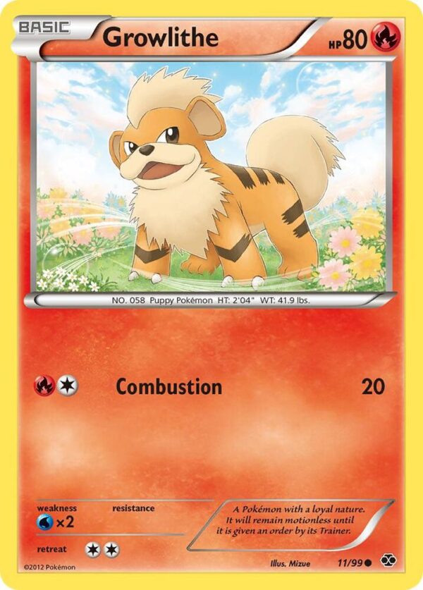 Growlithe (11) 11/99 Normal Next Destinies