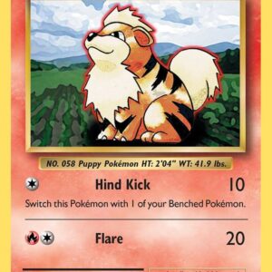 Growlithe 17/108 Reverse Holofoil XY – Evolutions