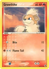 Growlithe | 64/112 | Reverse Holofoil | FireRed & LeafGreen Growlithe | 64/112 | Reverse Holofoil | FireRed & LeafGreen