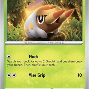 Grubbin 018/162 Reverse Holofoil SV05: Temporal Forces
