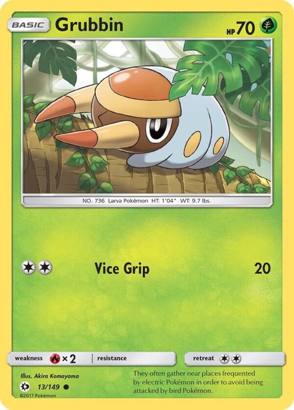 Grubbin 13/149 Normal SM Base Set