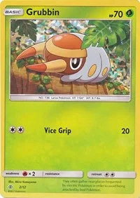 Grubbin | 2/12 | 002/012 | Holofoil | McDonald's Promos 2017