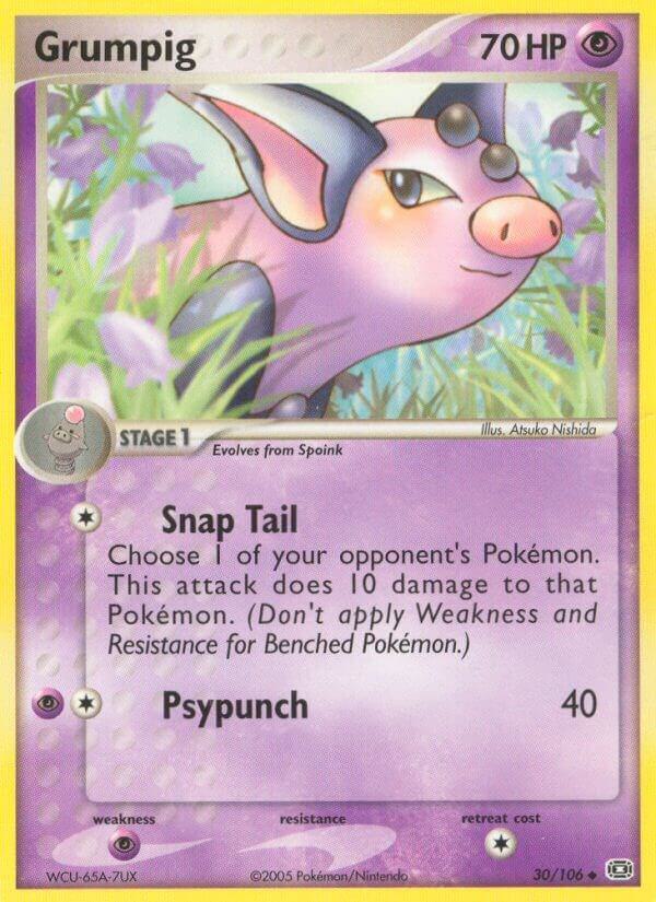 Grumpig 030/106 Reverse Holofoil Emerald Grumpig 030/106 Reverse Holofoil Emerald