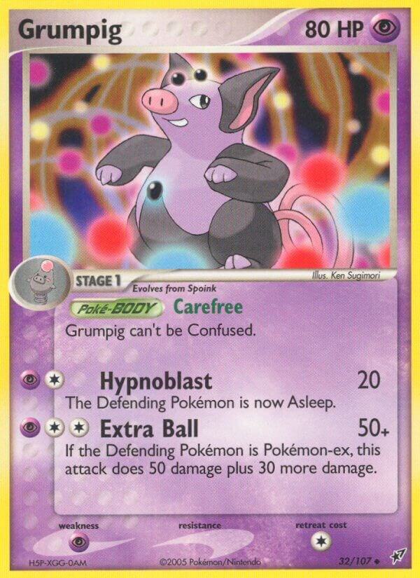 Grumpig 32/107 Reverse Holofoil Deoxys