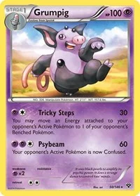 Grumpig | 50/146 | Reverse Holofoil | XY Base Set
