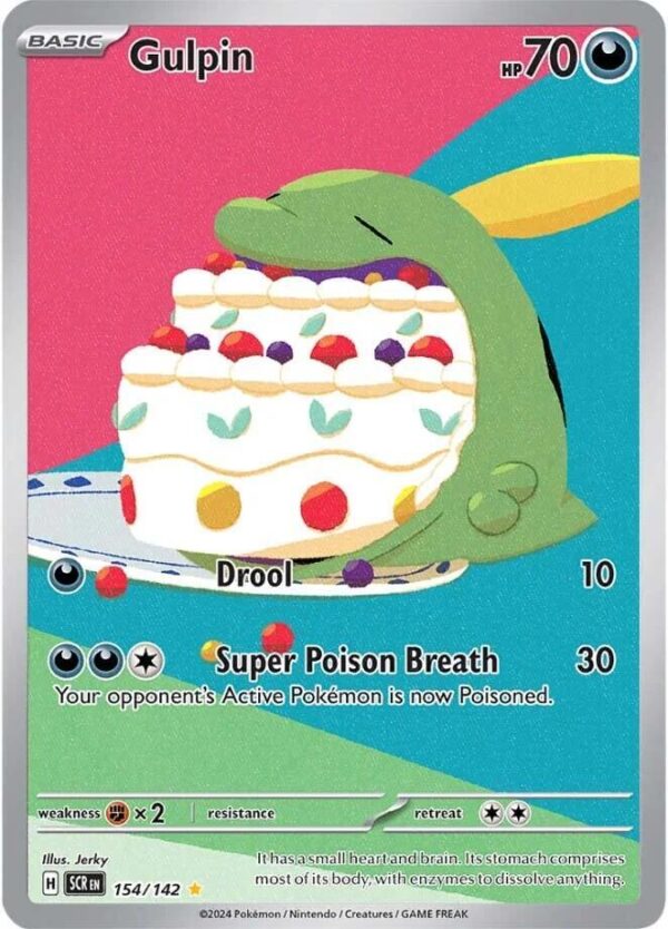 Gulpin 154/142 Holofoil SV07: Stellar Crown Gulpin 154/142 Holofoil SV07: Stellar Crown