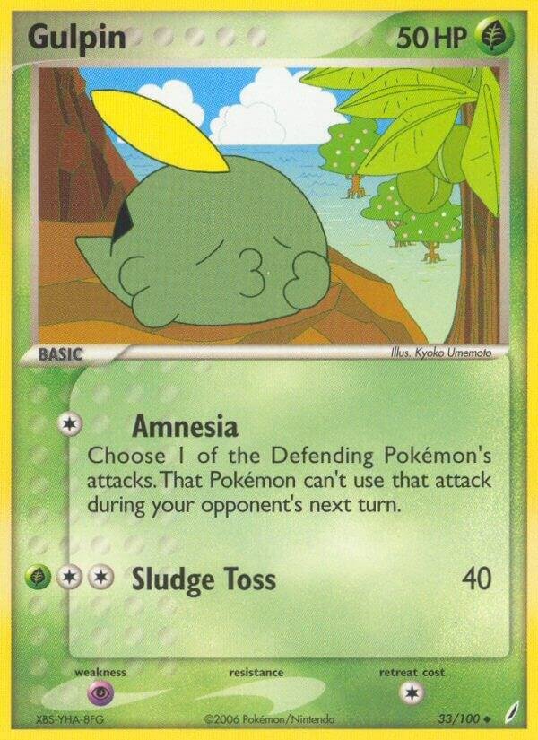 Gulpin 33/100 Normal Crystal Guardians