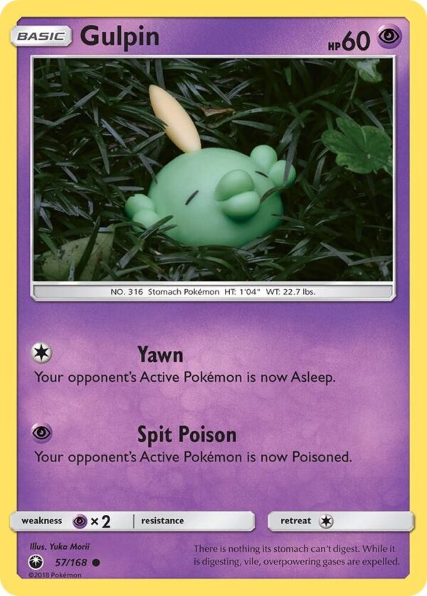 Gulpin 57/168 Normal SM – Celestial Storm
