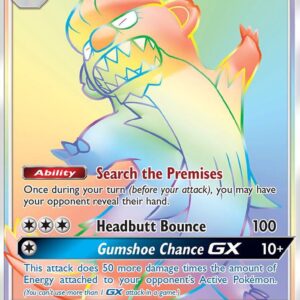 Gumshoos GX (Secret) 157/149 Holofoil SM Base Set Gumshoos GX (Secret) 157/149 Holofoil SM Base Set