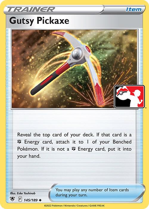 Gutsy Pickaxe 145/189 Holofoil Prize Pack Series Cards
