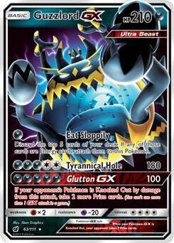 Guzzlord GX 63/111 Holofoil SM – Crimson Invasion Guzzlord GX 63/111 Holofoil SM – Crimson Invasion
