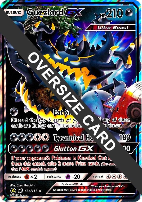 Guzzlord GX 63a/111 063a/111 Holofoil Jumbo Cards Guzzlord GX 63a/111 063a/111 Holofoil Jumbo Cards
