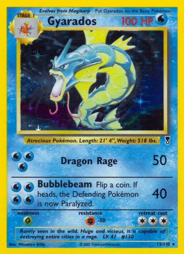 Gyarados 012/110 Reverse Holofoil Legendary Collection