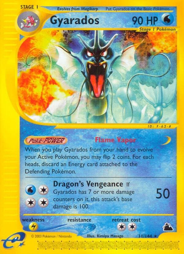 Gyarados (11) 011/144 Normal Skyridge