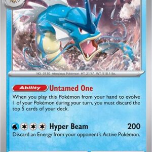 Gyarados 130/165 Holofoil SV: Scarlet & Violet 151 Gyarados 130/165 Holofoil SV: Scarlet & Violet 151