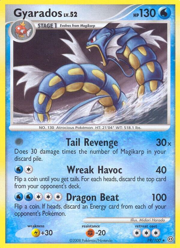 Gyarados 19/100 Reverse Holofoil Stormfront