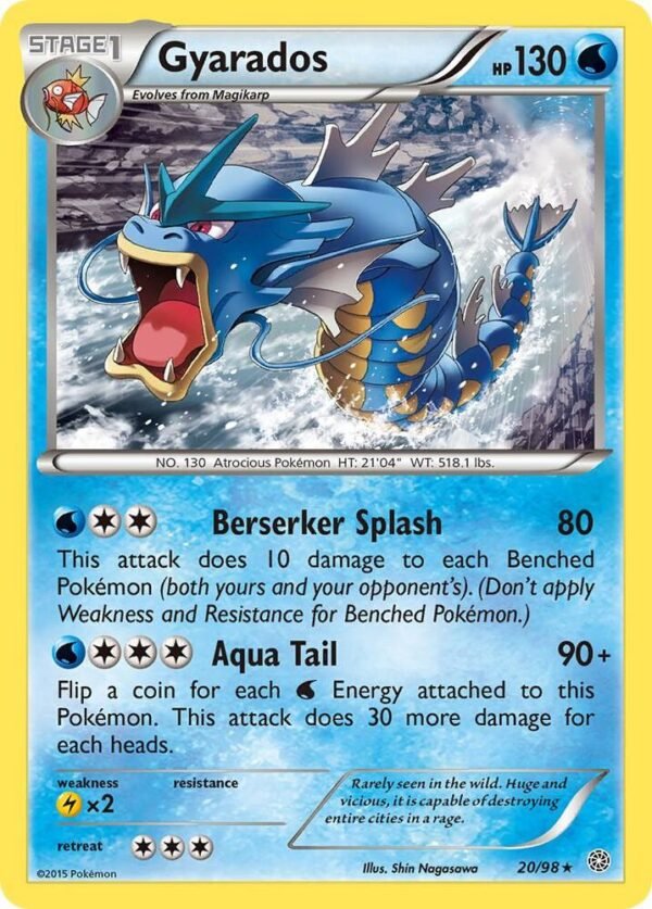 Gyarados (20) 20/98 Reverse Holofoil XY – Ancient Origins