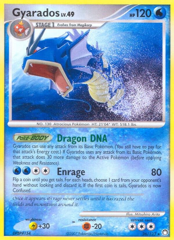 Gyarados 26/123 Reverse Holofoil Mysterious Treasures