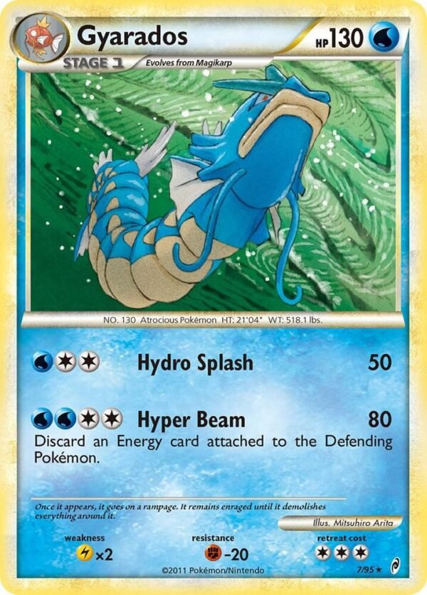 Gyarados 7/95 Holofoil Call of Legends