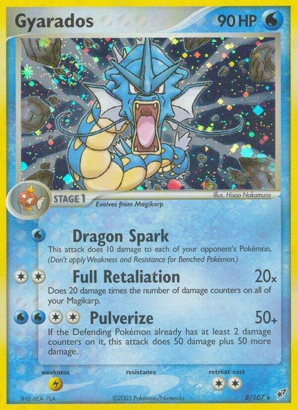 Gyarados 8/107 Reverse Holofoil Deoxys Gyarados 8/107 Reverse Holofoil Deoxys