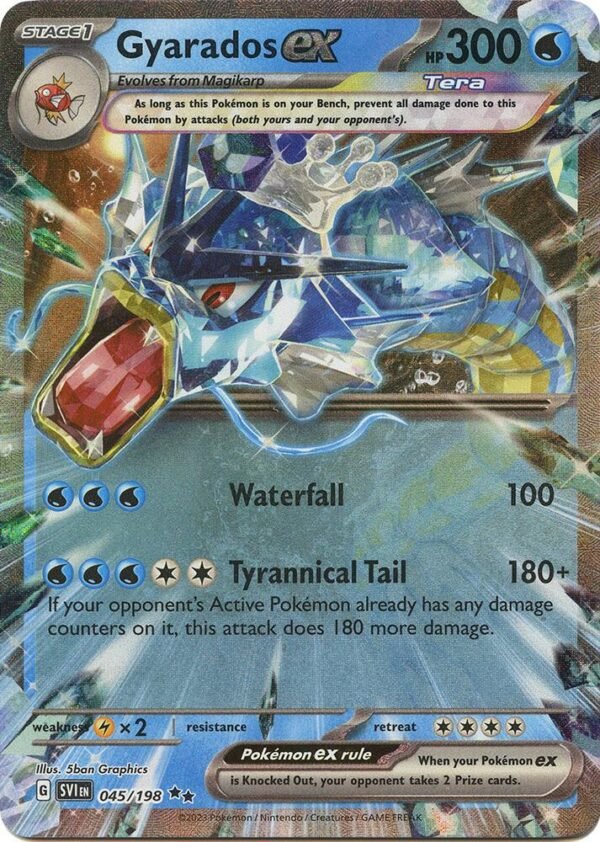 Gyarados ex 045/198 Holofoil SV01: Scarlet & Violet Base Set