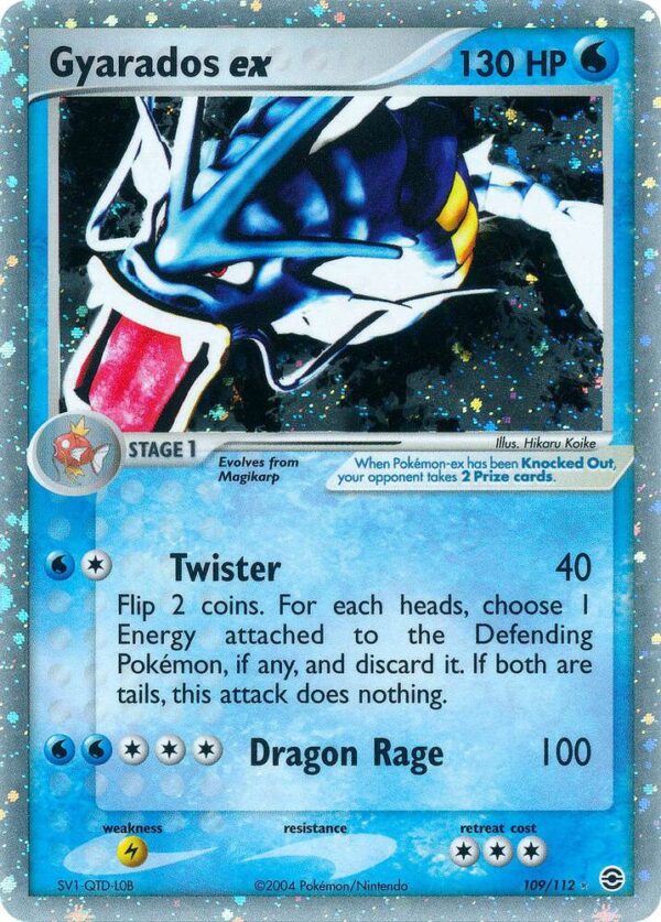 Gyarados ex 109/112 Holofoil FireRed & LeafGreen