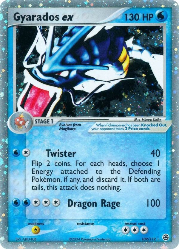 Gyarados ex 109/112 Normal FireRed & LeafGreen Gyarados ex 109/112 Normal FireRed & LeafGreen