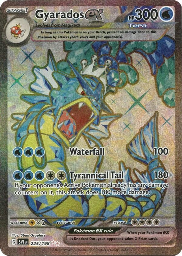 Gyarados ex 225/198 Holofoil SV01: Scarlet & Violet Base Set