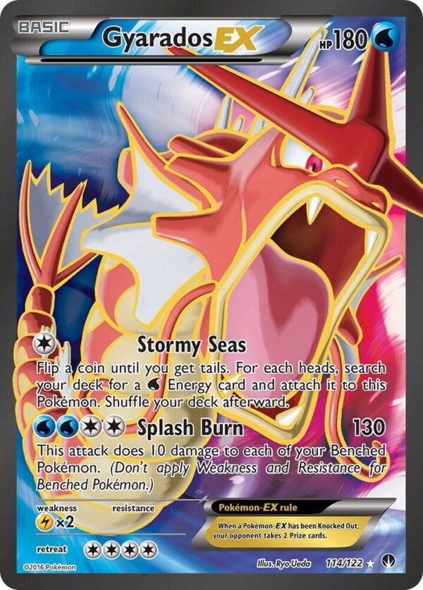 Gyarados EX (Full Art) 114/122 Holofoil XY – BREAKpoint Gyarados EX (Full Art) 114/122 Holofoil XY – BREAKpoint