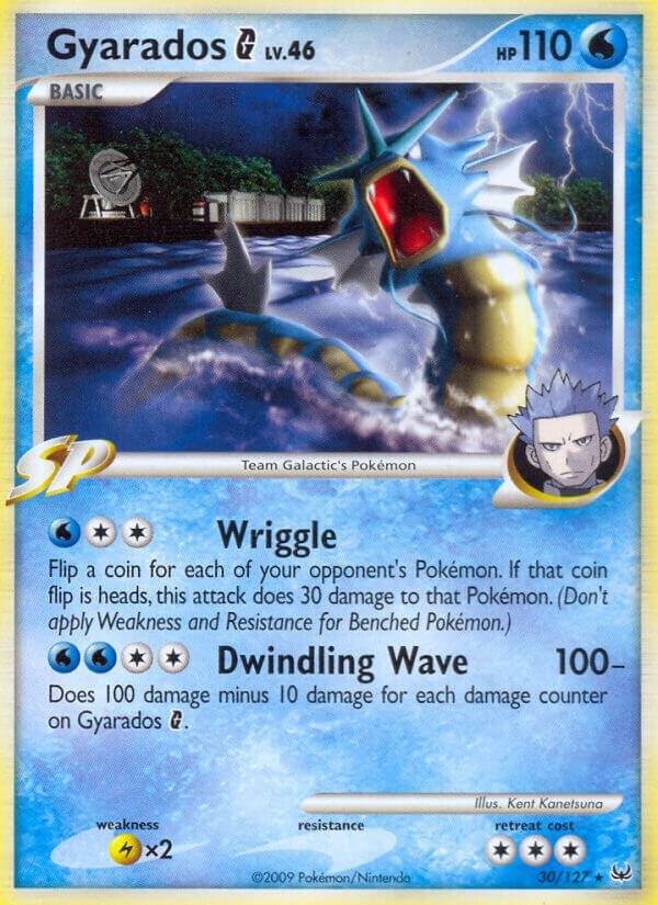Gyarados G 30/127 Reverse Holofoil Platinum Gyarados G 30/127 Reverse Holofoil Platinum