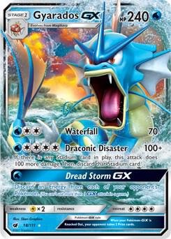 Gyarados GX 18/111 Holofoil SM – Crimson Invasion Gyarados GX 18/111 Holofoil SM – Crimson Invasion