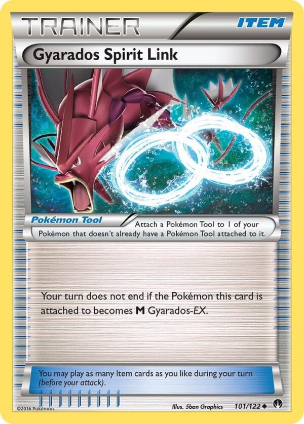 Gyarados Spirit Link 101/122 Normal XY – BREAKpoint Gyarados Spirit Link 101/122 Normal XY – BREAKpoint