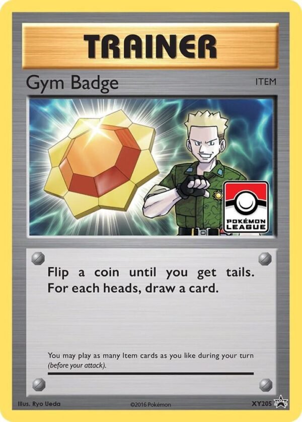 Gym Badge (Lt. Surge) XY205 Holofoil XY Promos Gym Badge (Lt. Surge) XY205 Holofoil XY Promos