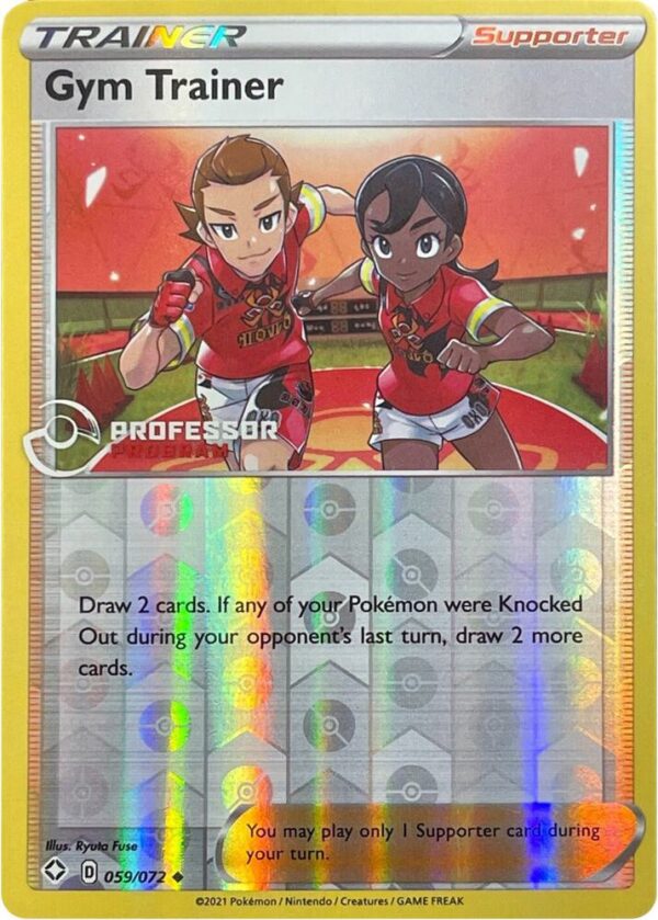 Gym Trainer (2022) 059/072 Reverse Holofoil Professor Program Promos Gym Trainer (2022) 059/072 Reverse Holofoil Professor Program Promos