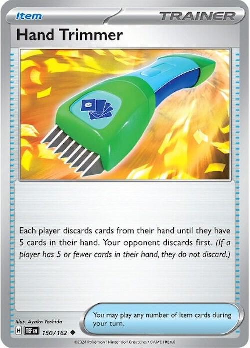 Hand Trimmer 150/162 Reverse Holofoil SV05: Temporal Forces