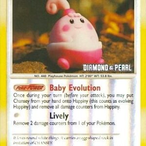 Happiny 52/123 [Diamond & Pearl] 052/123 Reverse Holofoil Burger King Promos