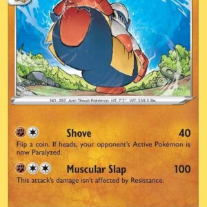 Hariyama 098/196 Reverse Holofoil SWSH11: Lost Origin Hariyama 098/196 Reverse Holofoil SWSH11: Lost Origin