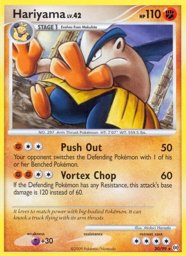 Hariyama 20/99 Reverse Holofoil Arceus Hariyama 20/99 Reverse Holofoil Arceus
