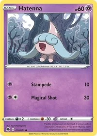 Hatenna | 18/73 | Reverse Holofoil | Champion's Path