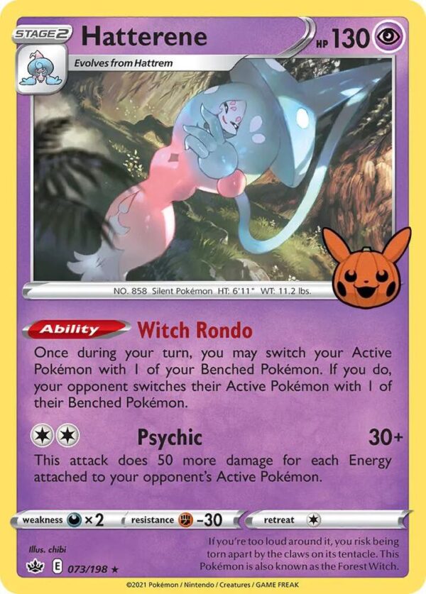Hatterene 073/198 Holofoil Trick or Trade BOOster Bundle