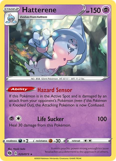 Hatterene 20/73 Holofoil Champion’s Path