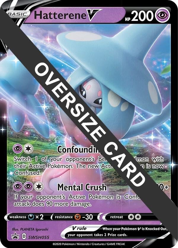 Hatterene V SWSH055 Holofoil Jumbo Cards Hatterene V SWSH055 Holofoil Jumbo Cards